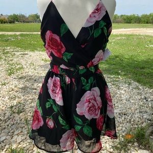 NWT Charlotte Russe floral romper